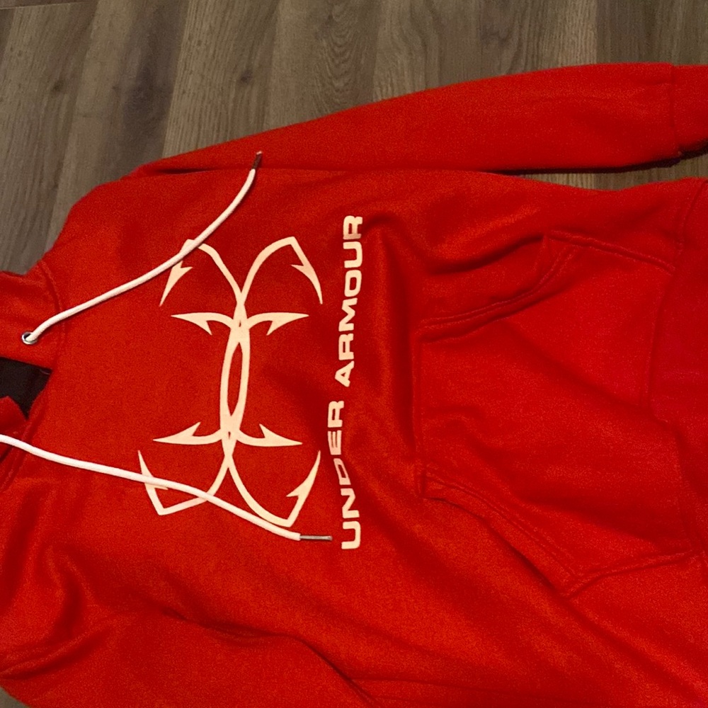 red under armour hoodie